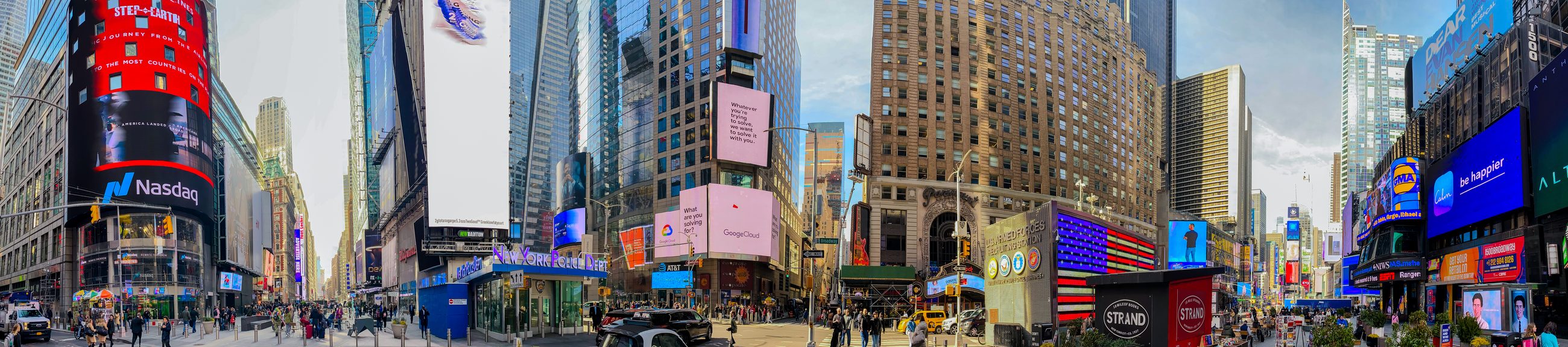 Times Square, end to end